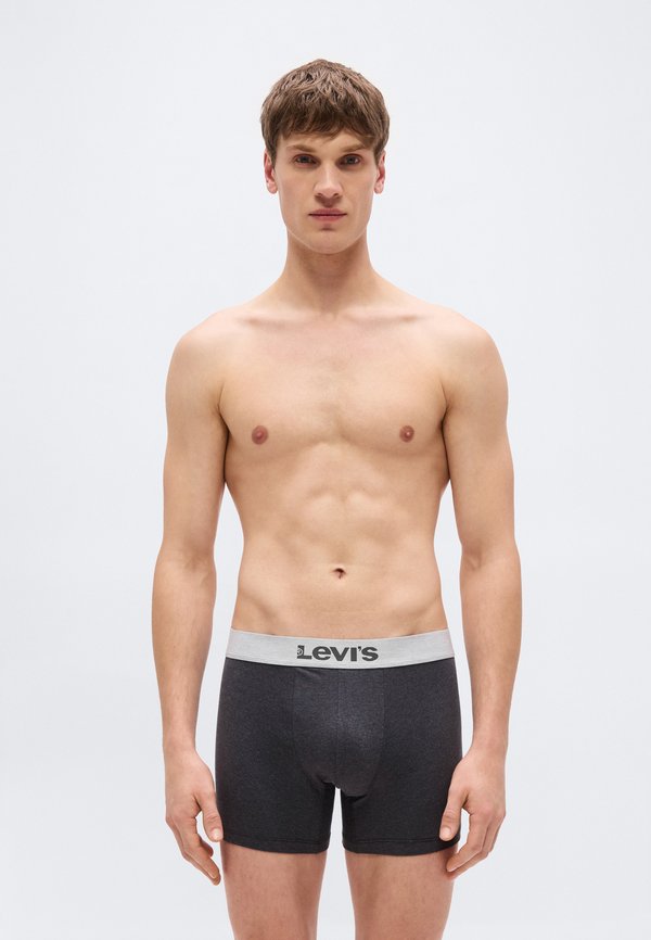 Levi's® MEN BRIEF 3 PACK - Boxer briefs - mid grey melange