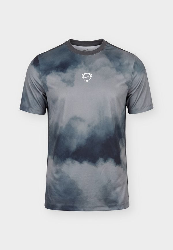 Nike Performance ACADEMY+ - Sports T-shirt - black/smoke grey/white