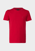 Tommy Hilfiger STRETCH SLIM FIT TEE - Basic T-shirt - medium red