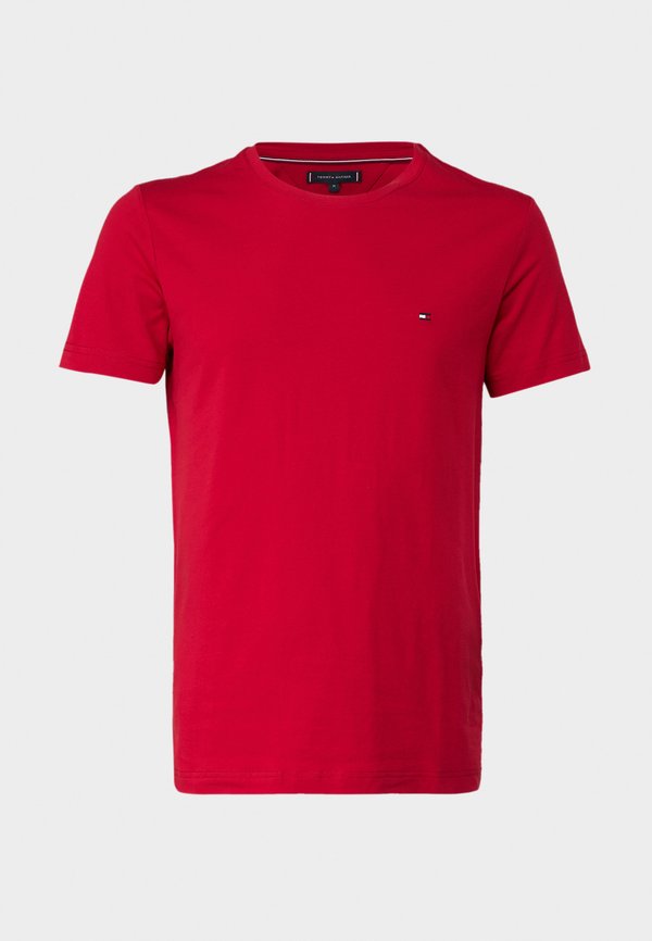 Tommy Hilfiger STRETCH SLIM FIT TEE - Basic T-shirt - medium red