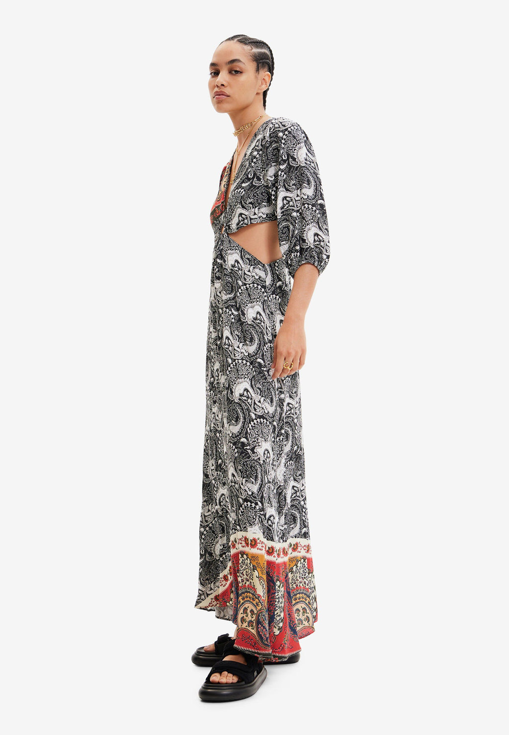 Desigual LONG PAISLEY CUT OUT