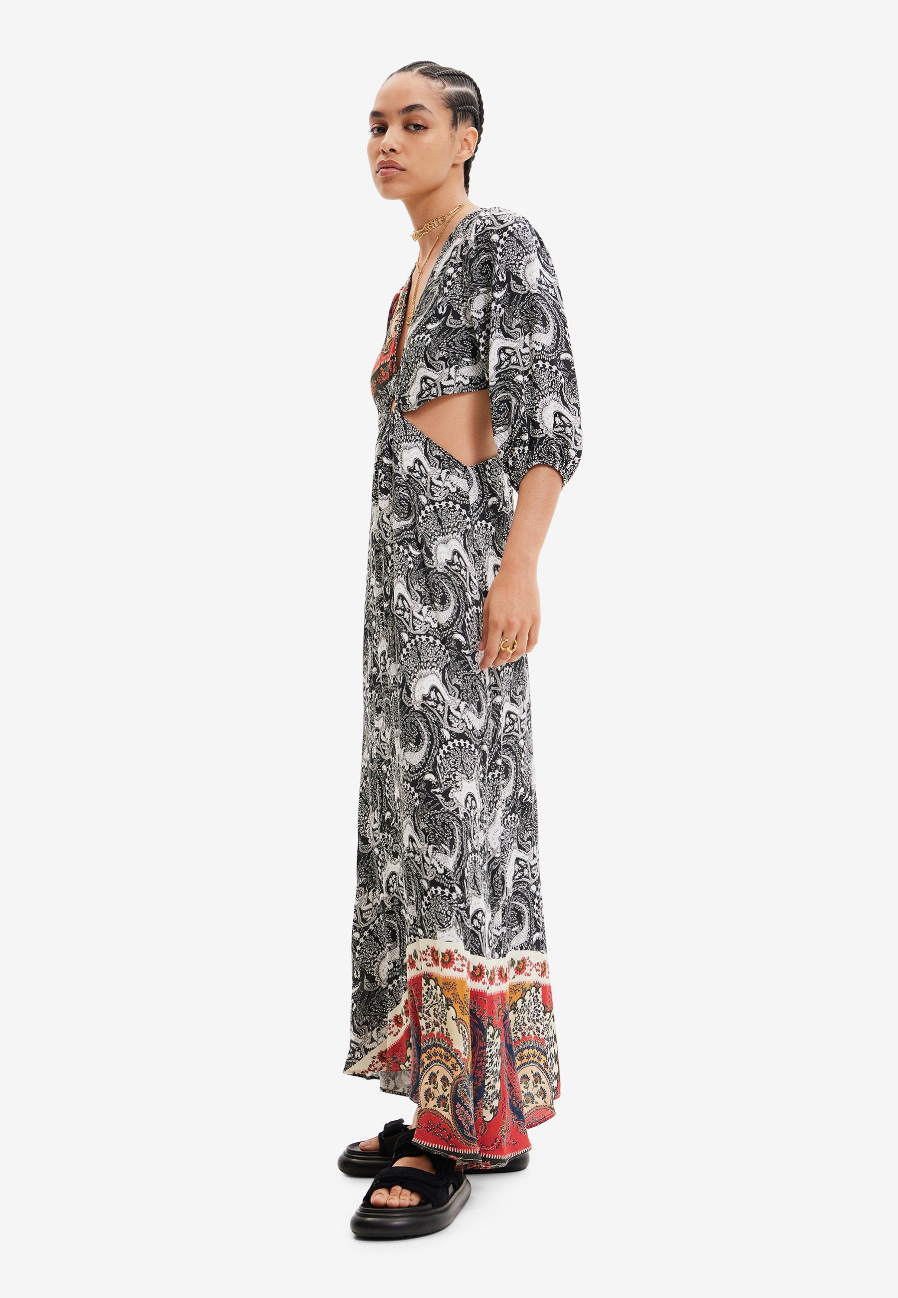 Desigual LONG PAISLEY CUT OUT