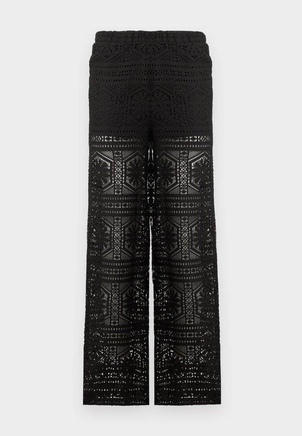 ONLY ONLLIAN WIDE PANT - Trousers - black