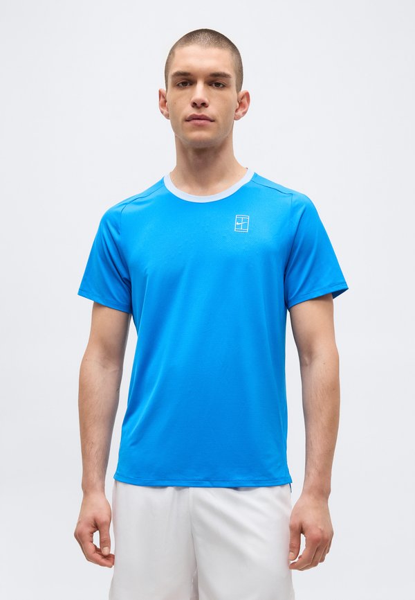 Nike Performance M NKCT DF ADVTG TOP - Sports T-shirt - light photo blue/hydrogen blue/white