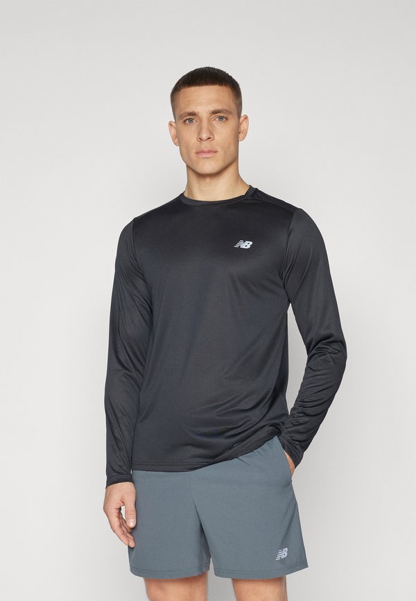 New Balance SPORT ESSENTIALS LONG SLEEVE - Long sleeved top - black