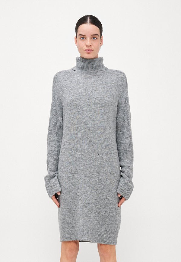 Vero Moda Tall VMJUPITER DRESS - Jumper dress - medium grey melange