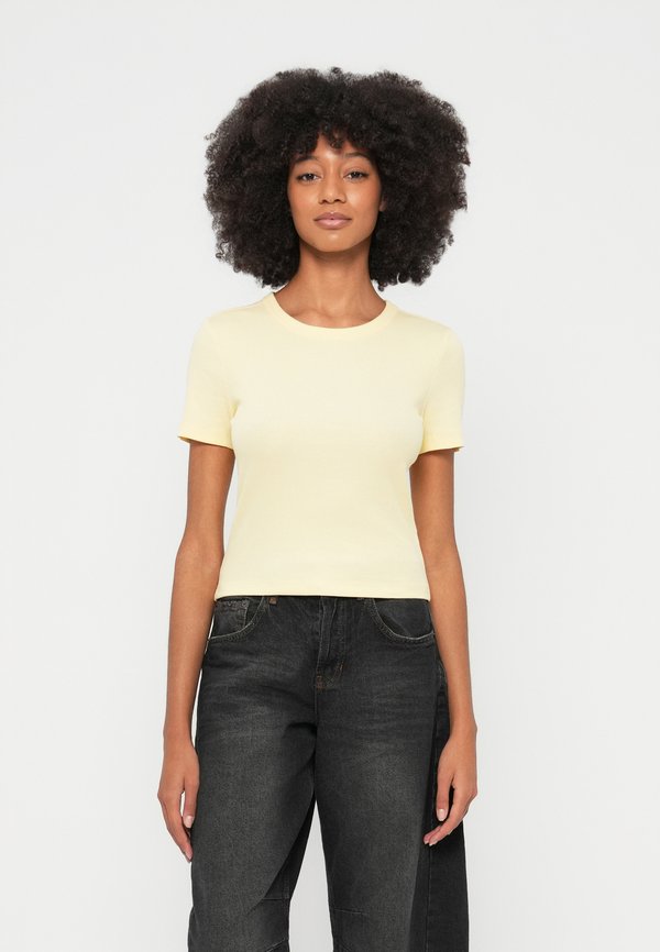 ONLY ONLVAL LIFE O NECK - Basic T-shirt - sunlight
