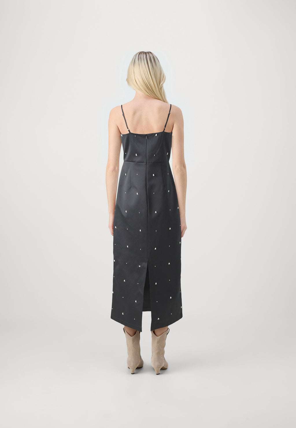 Selected SLFHARPER MIDI STRAP DRESS