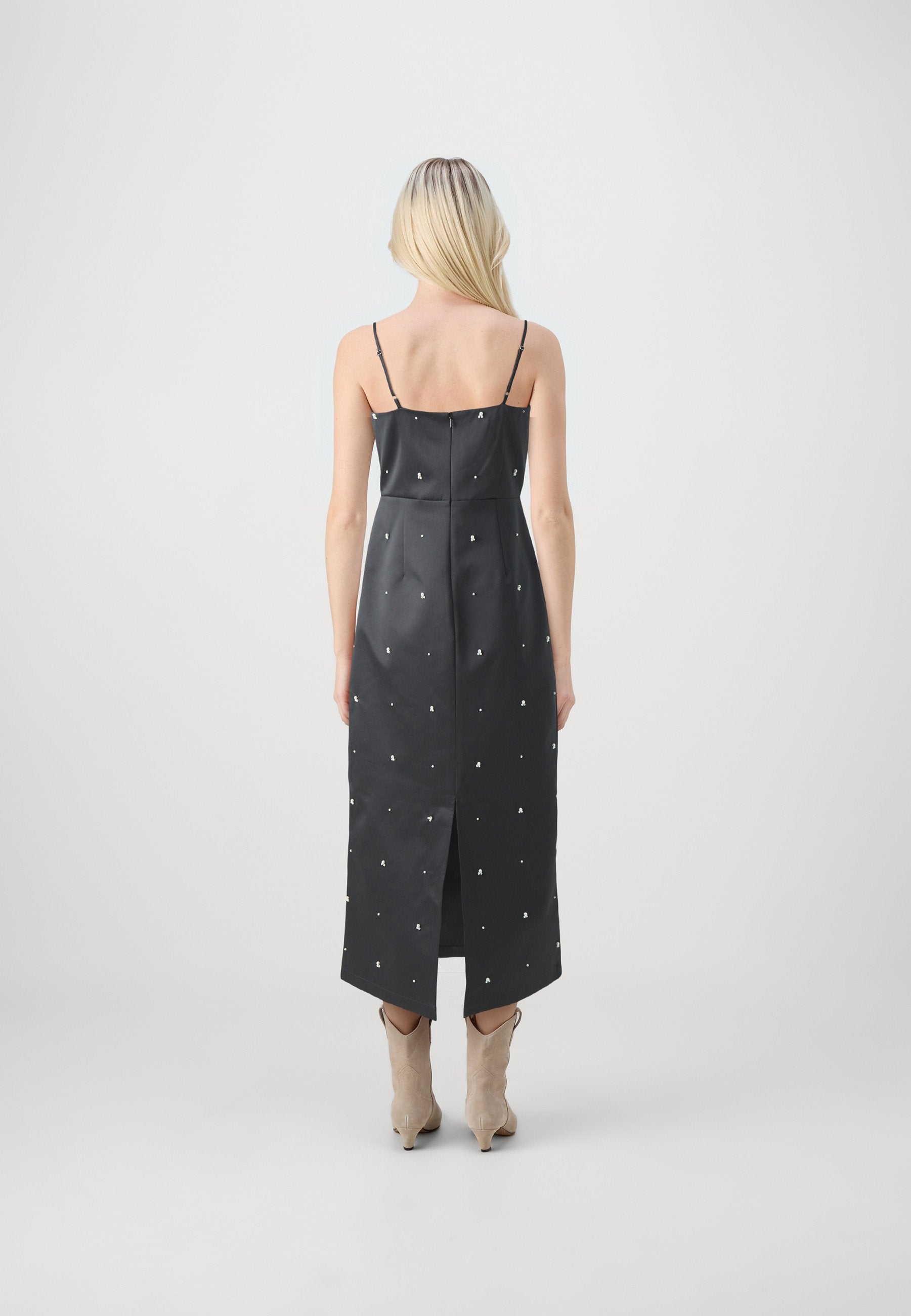 Selected SLFHARPER MIDI STRAP DRESS