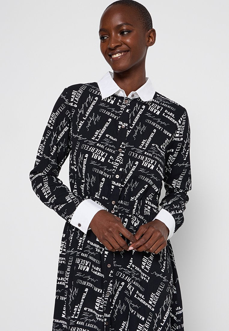 KARL LAGERFELD Blusenkleid Media 4