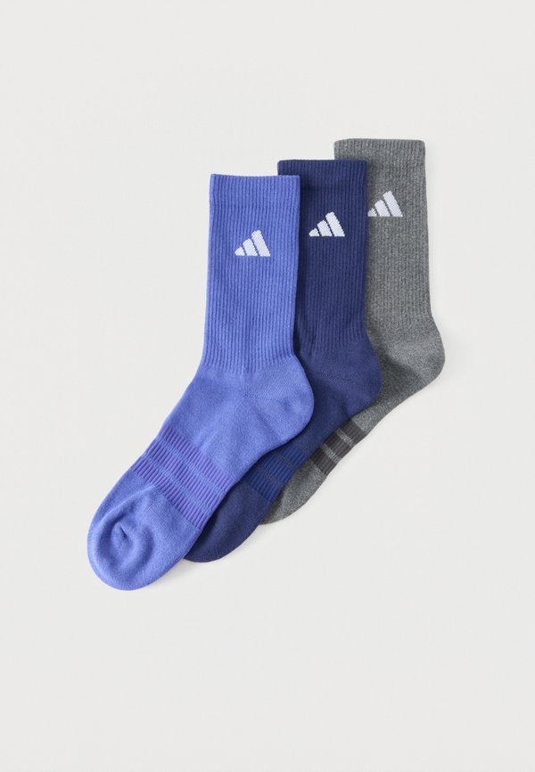 adidas Performance 3 PACK UNISEX - Sports socks - dual indigo/dark grey heather/dark blue/white