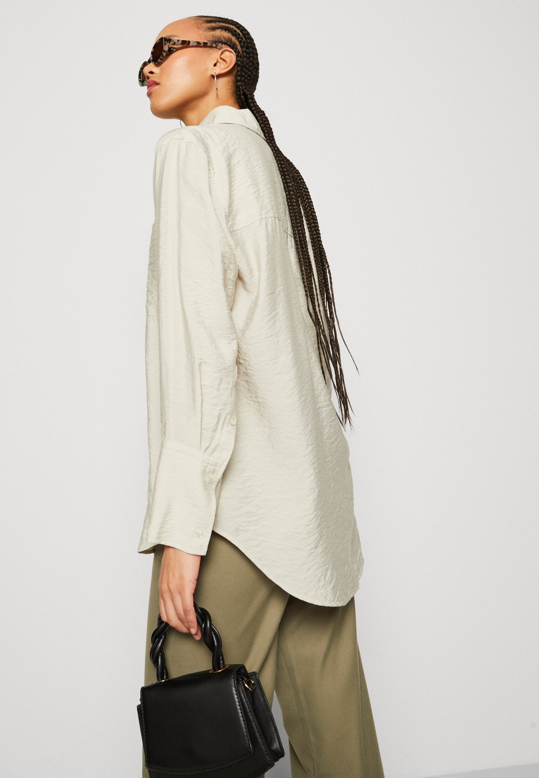 Marc O'Polo LONG SLEEVE KENT COLLAR CHEST POCKET SOLID