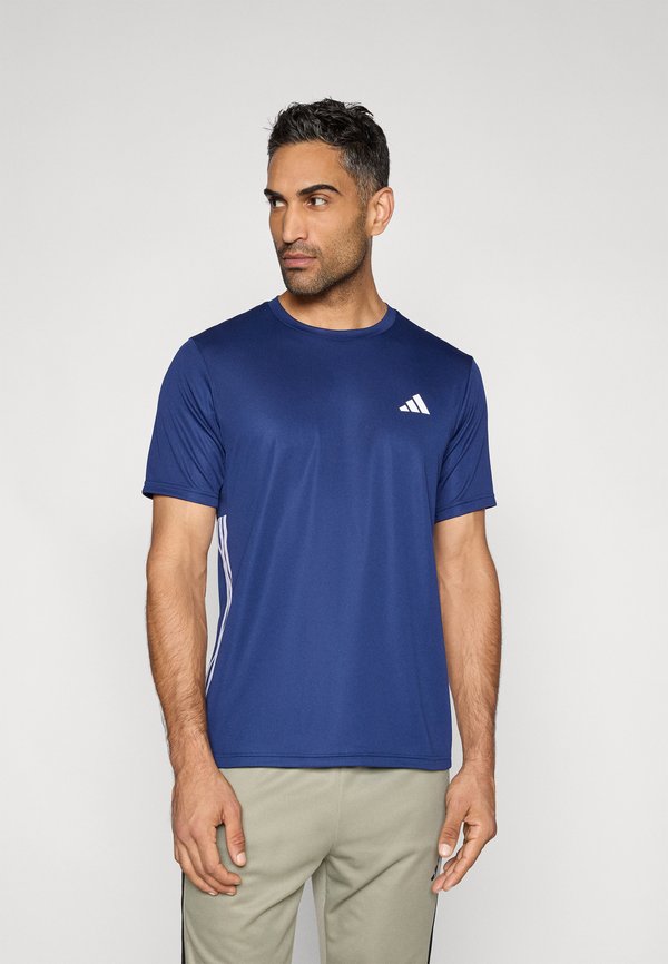 adidas Performance Sports T-shirt - dark blue/white