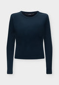 Vero Moda VMCHLOE SHORT TOP  - Long sleeved top - sky captain