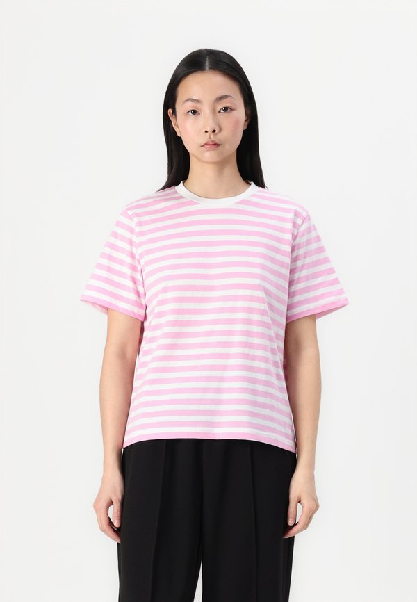 ONLY ONLLIVINA - Print T-shirt - bonbon/white