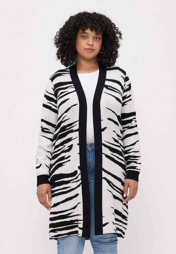 Vero Moda Curve VMCNANCY Knit - Cardigan - black/birch