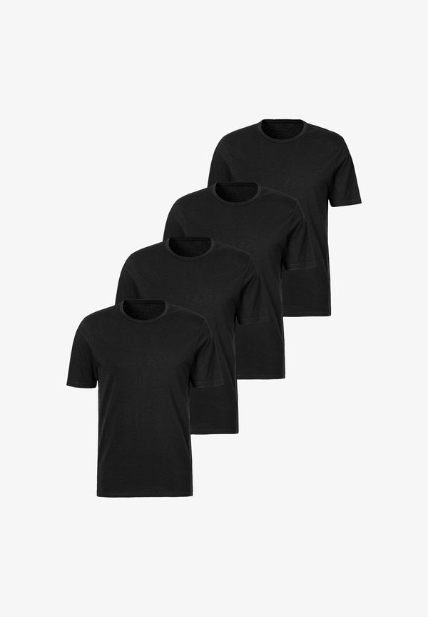 s.Oliver 4ER PACK BASIC - Undershirt - schwarz