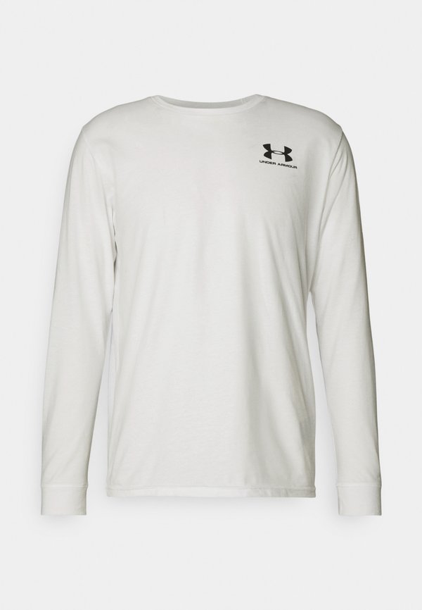 Under Armour LEFT CHEST - Long sleeved top - white/black