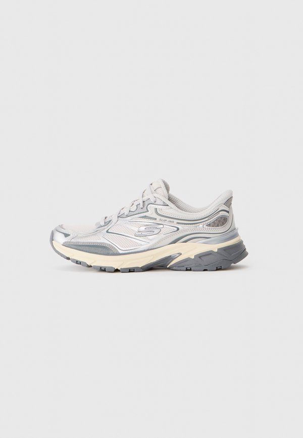 Skechers STAMINA SPORT - Trainers - silver-coloured/grey