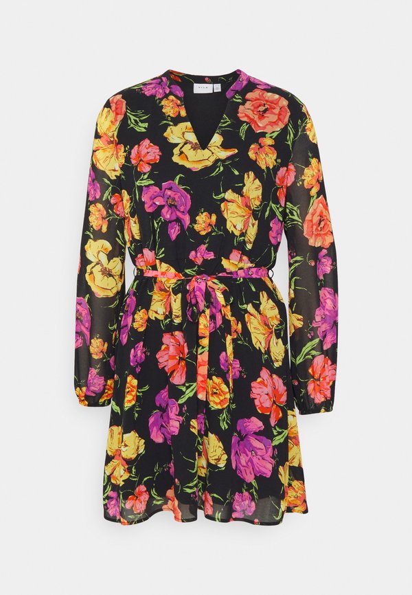 VILA Petite VISERENA V NECK SHORT DRESS
