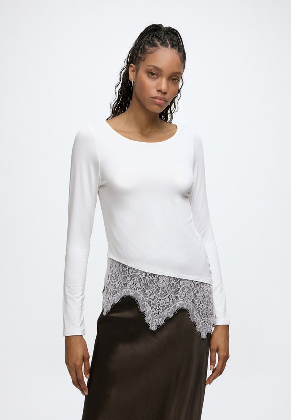 ONLY ONLLAILA - Long sleeved top - cloud dancer