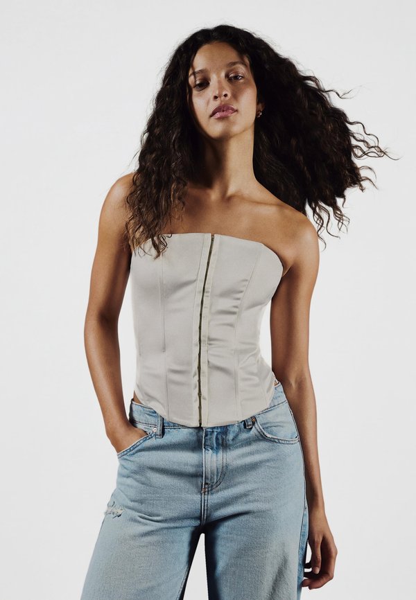 Bershka TOP - Top - beige