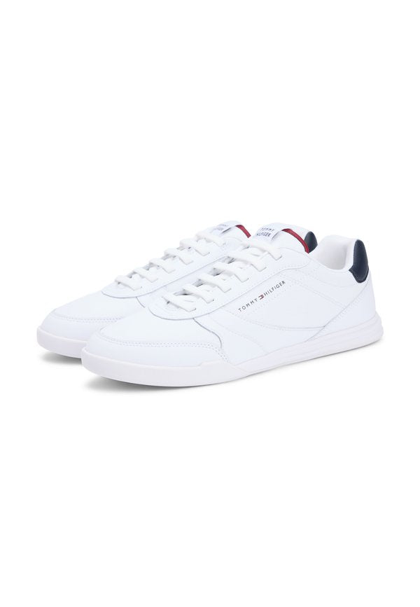Tommy Hilfiger CONTRAST HEEL TRAINERS WITH LEATHER
