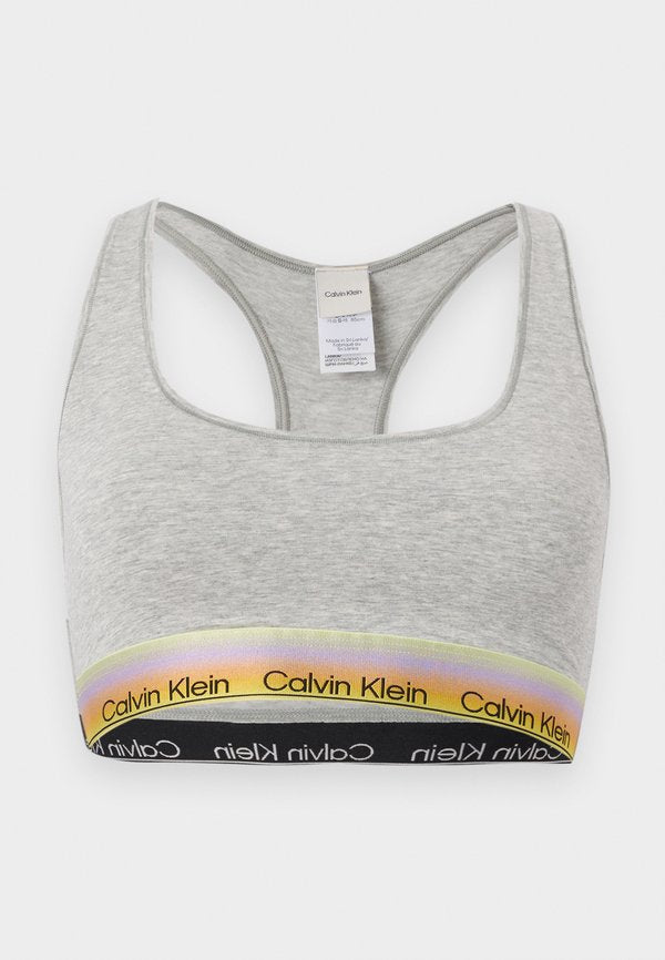 Calvin Klein Underwear UNLINED BRALETTE PRIDE - Bustier - grey heather