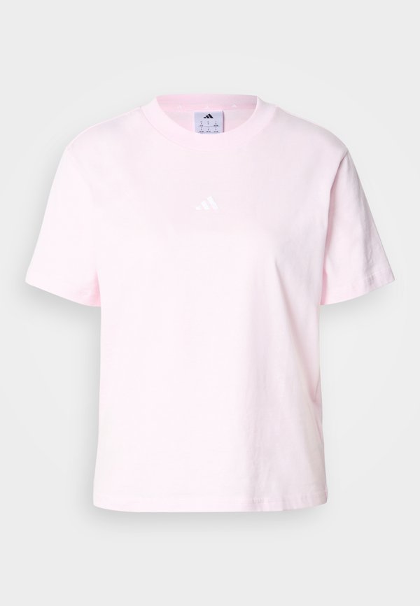 adidas Sportswear ESSENTIALS SMALL LOGO - Basic T-shirt - clear pink/white