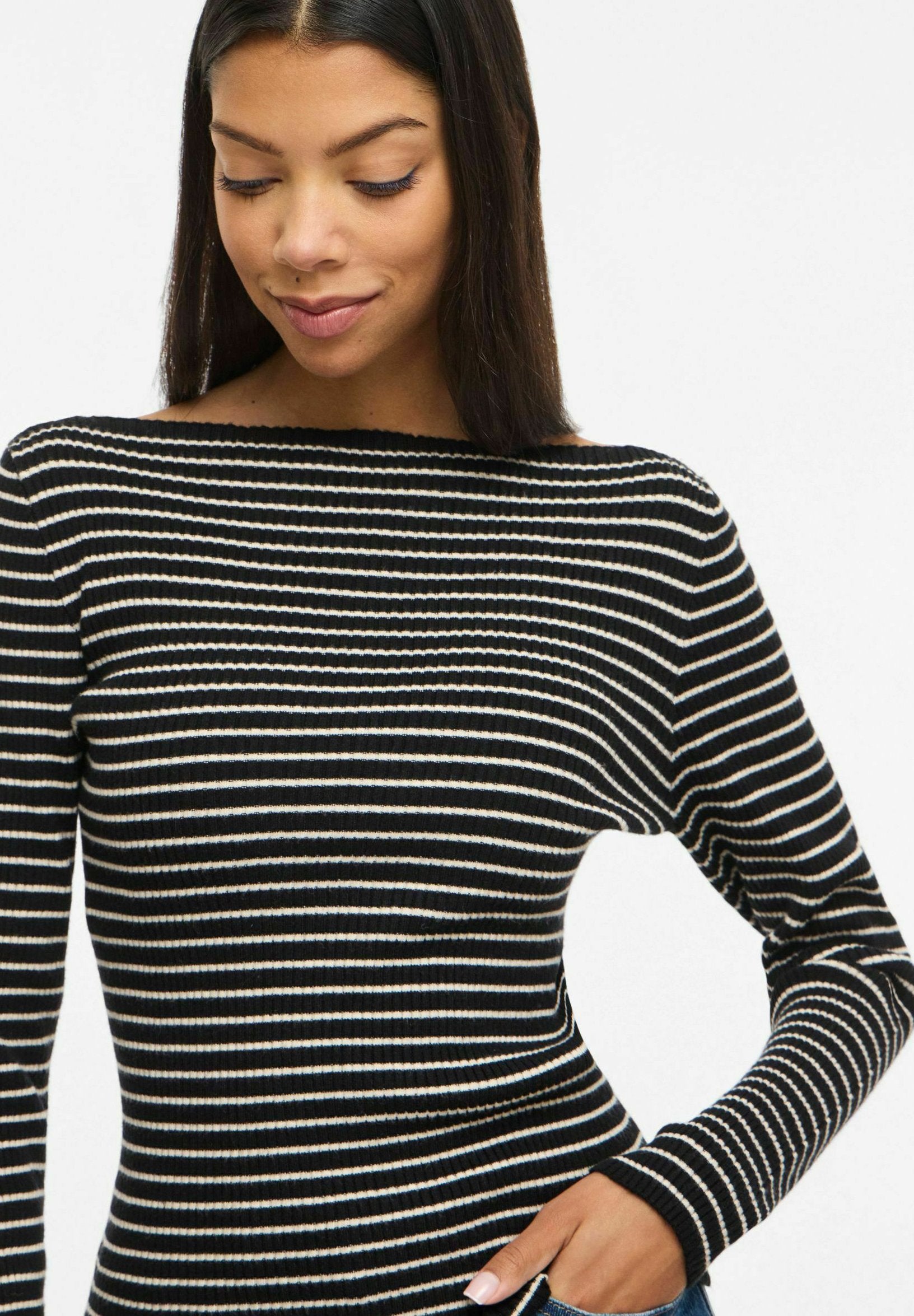 VILA Long Sleeved VISHILA Boatneck