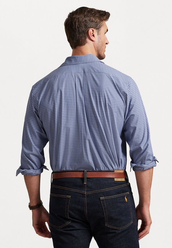 Polo Ralph Lauren Big & Tall CHECKED STRETCH POPLIN SHIRT