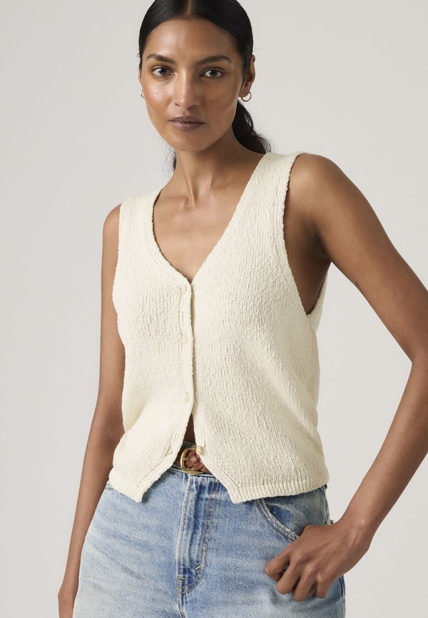 Levi's® HELEN MINI BOUCLE - Waistcoat - tofu