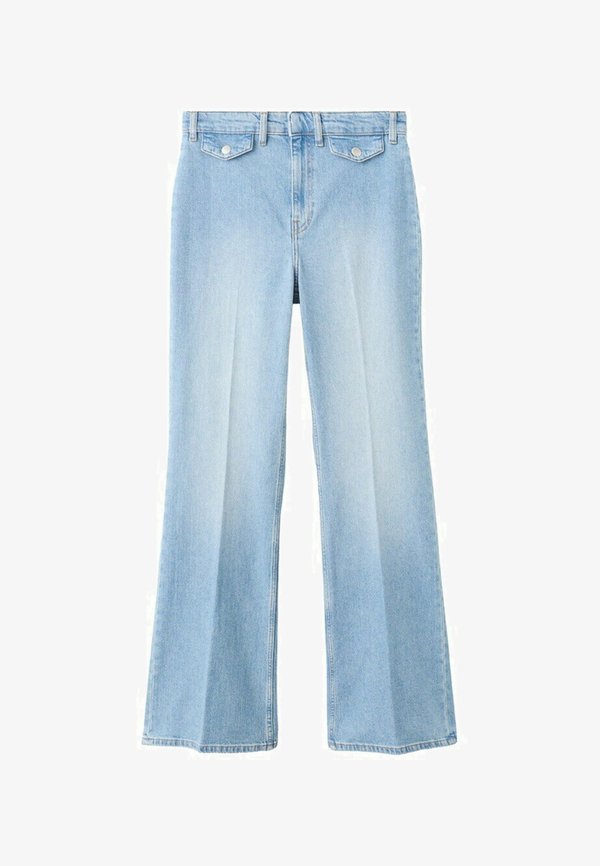 Mango ADULT - Flared Jeans - medium blue