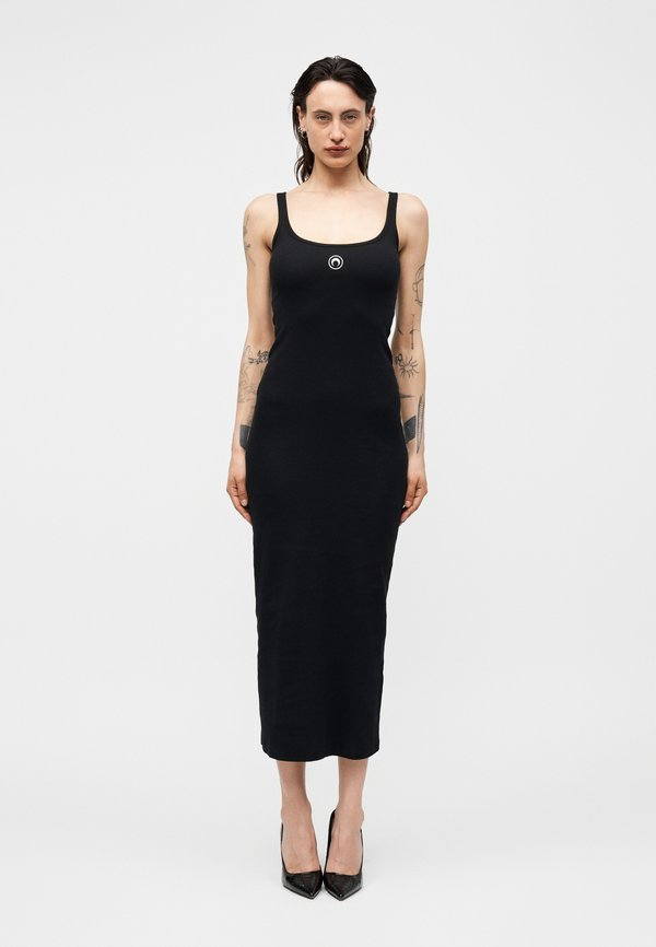 MARINE SERRE MOON LOGO LONG DRESS