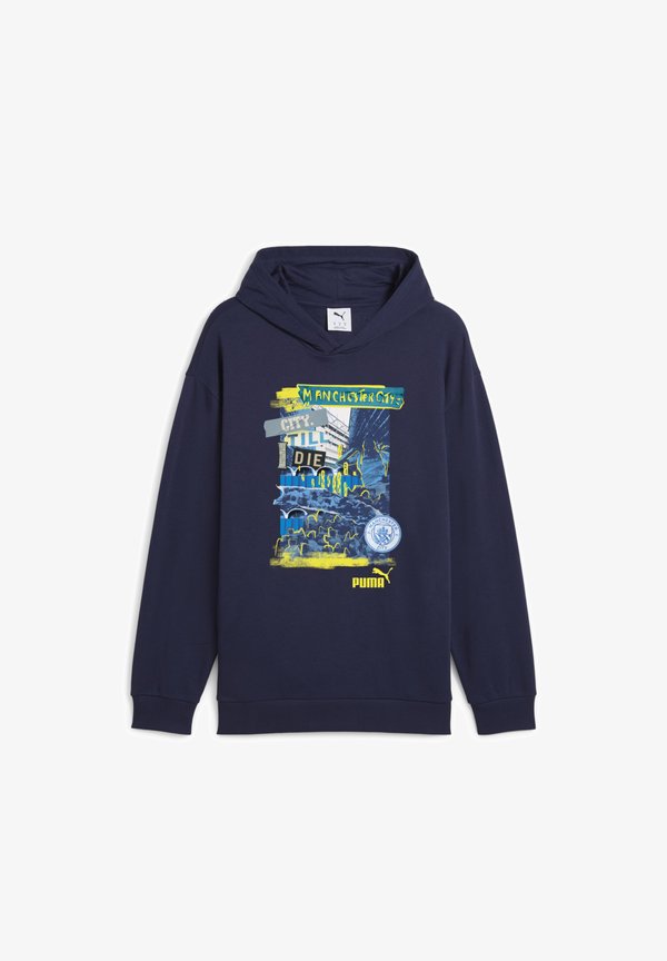 Puma MANCHESTER CITY FTBLNRGY - Hoodie - new navy