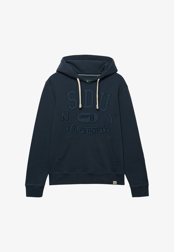 Superdry & Co SUPERDRY TONAL APPLIQUE HOODIE.. - Hoodie - richest navy
