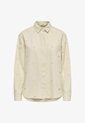 ONLY Denim ONLVERA Denim - Button-down blouse - ecru