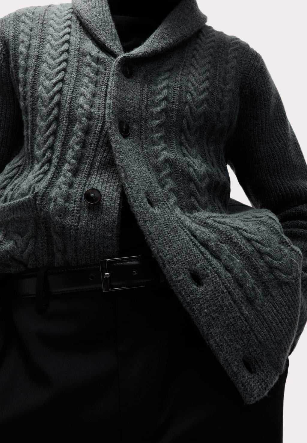 Marks & Spencer CABLE SHAWL COLLAR