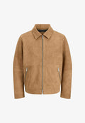 Jack & Jones Suede Suede - Light jacket - sepia tint