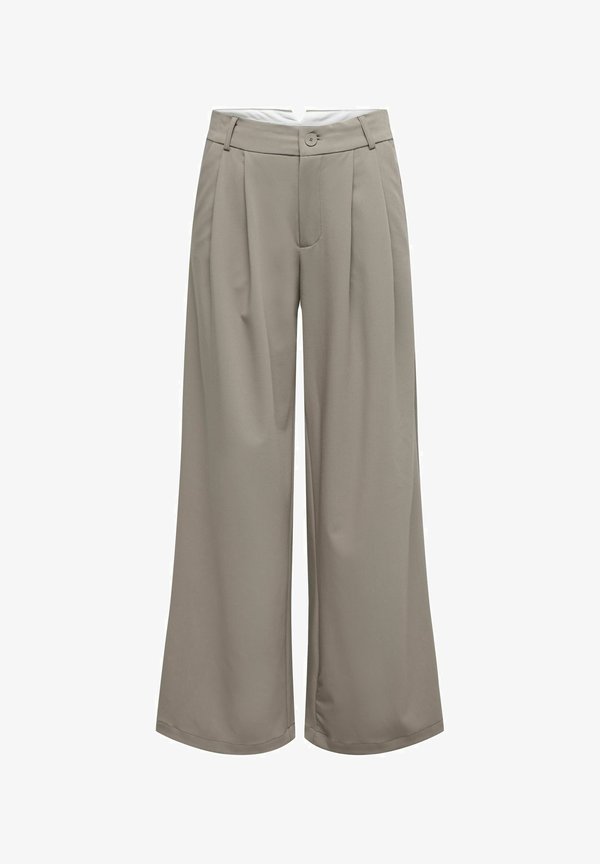 ONLY Tailored ONLFAWN Wide Leg Fit - Trousers - brindle