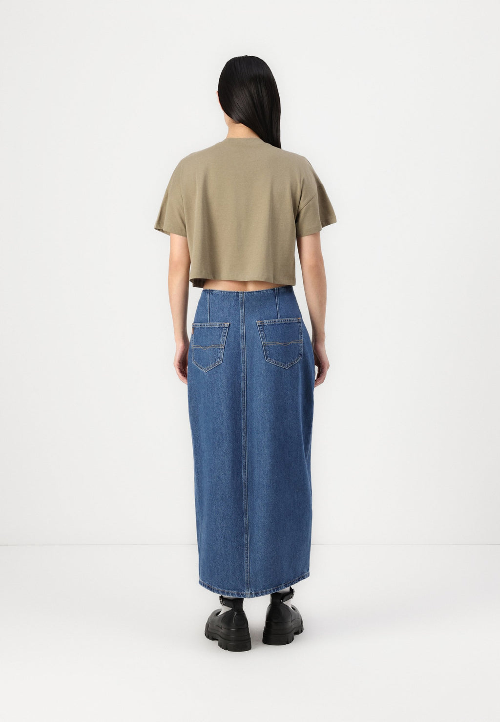 Pepe Jeans MIDI SKIRT SLIT