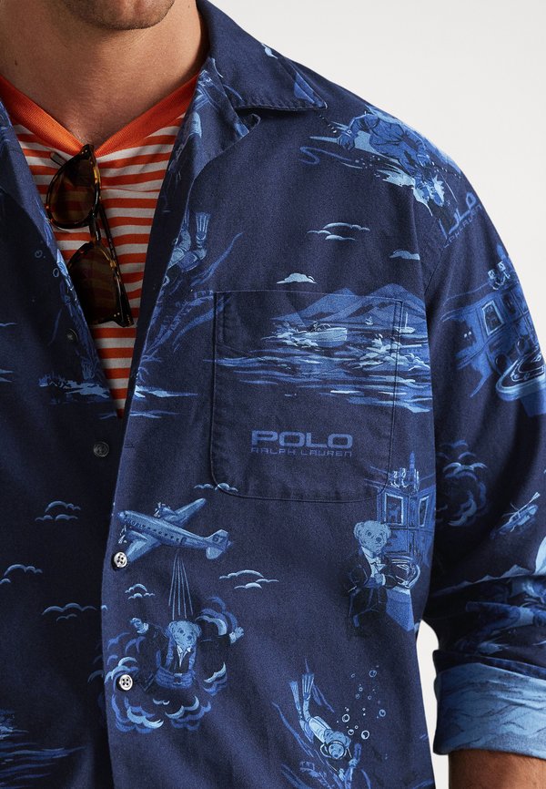 Polo Ralph Lauren Big & Tall POLO BEAR OXFORD CAMP SHIRT