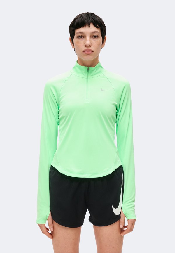 Nike Performance TEMPO  - Long sleeved top - illusion green/white