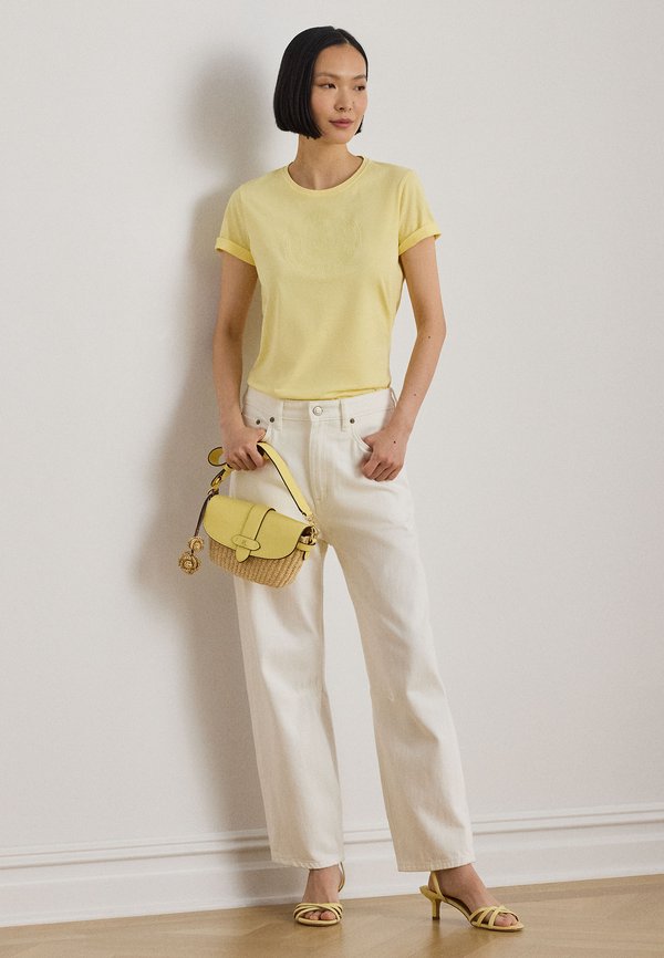 Lauren Ralph Lauren EMBROIDERED CREST COTTON JERSEY TEE