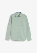 TOM TAILOR Shirt - soft greyish green
