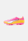 Puma ULTRA 6 MATCH MG - Football boots artificial grass - poison pink/black/sun stream/bright aqua