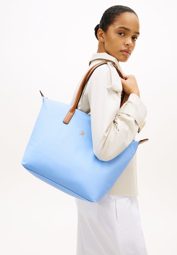 Tommy Hilfiger POPETTE TOTE - Tote bag - well water