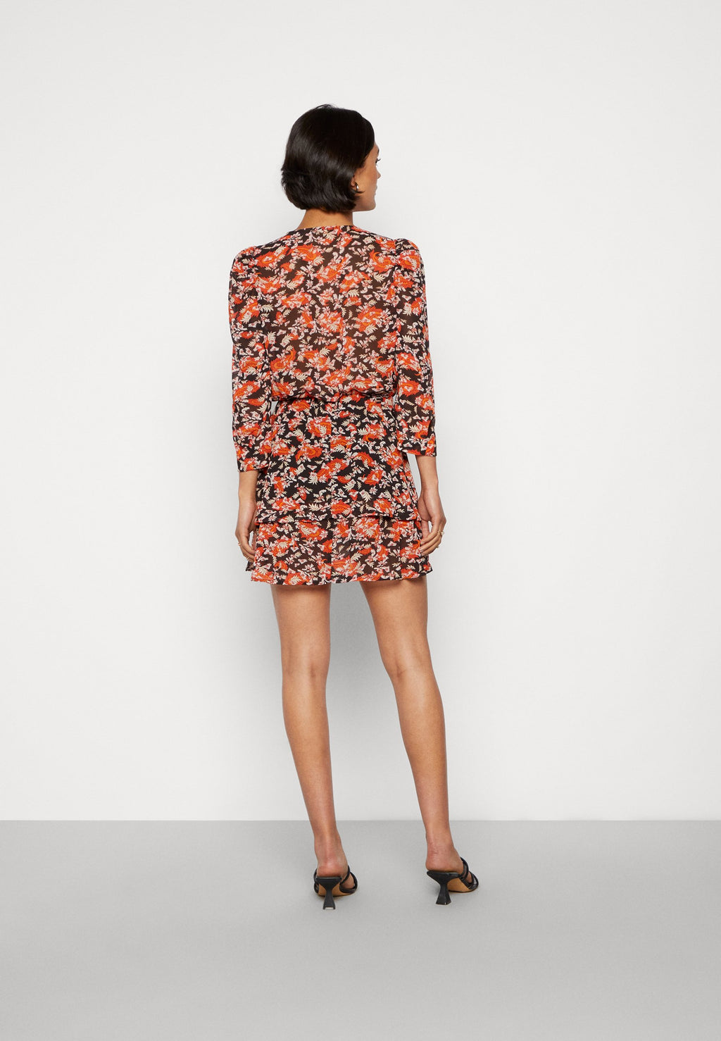 Colourful Rebel IVY MINI LAYER V-NECK DRESS