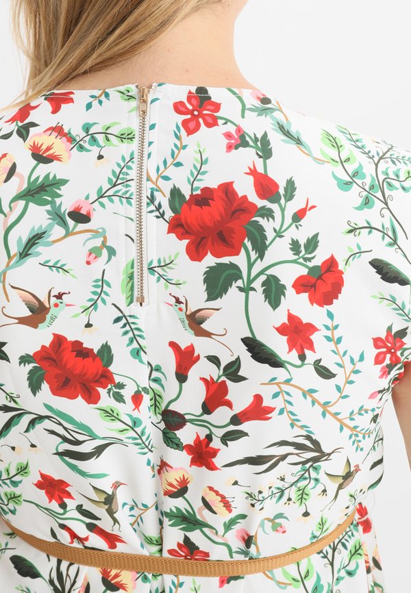 Spring Maternity DAWN BELTED NURSING DRESS