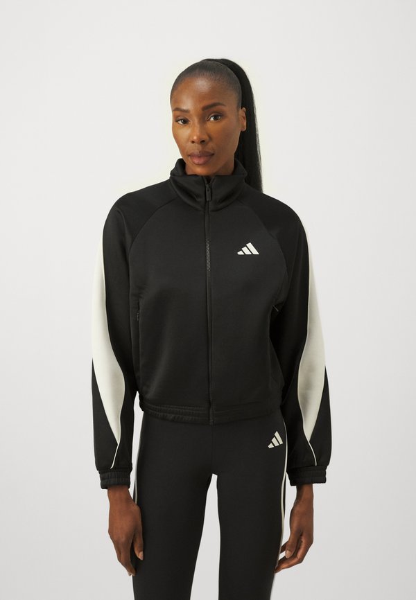 adidas Sportswear W STADIUM TT - Training jacket - black/off white